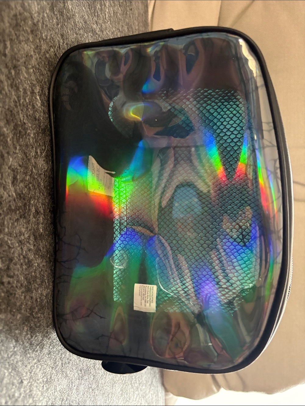 Holographic Clear Cosmetic Pouch - Bath and Body Works Villains Maleficent